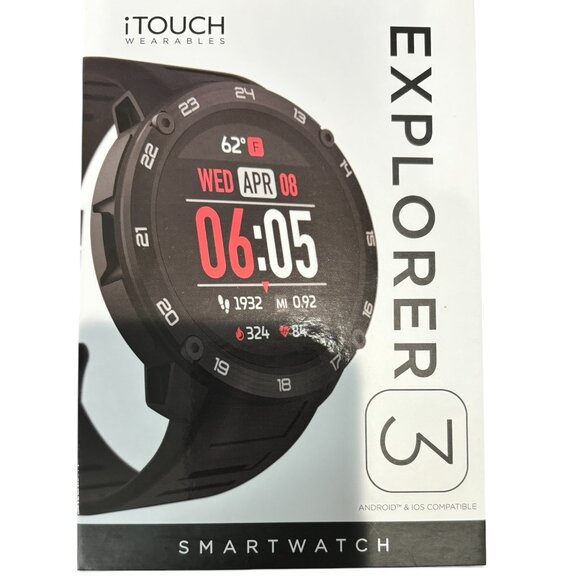 iTouch Explorer 3 Smart Watch Fitness Tracker - Picture 1 of 8